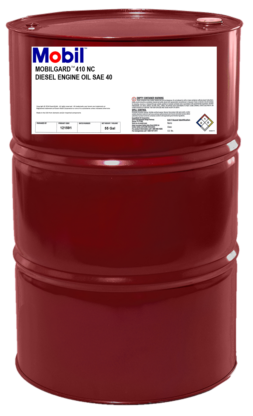 Mobilgard™ 410 NC -  | Container: 55 Gallon Drum | Shipped as: 1 x 55 Gallon Drum - Marine/Shipping Engine Oils